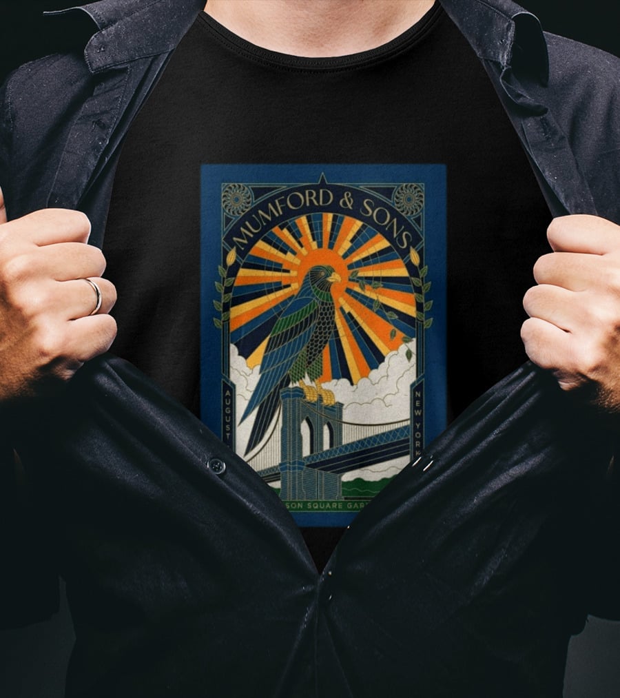 Mumford And Sons Madison Square Garden August 11 2026 New York City T-Shirt