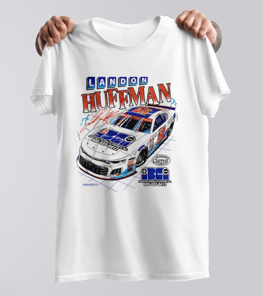 Landon Huffman 2026 Cars Tour Fully Charged Racing T-Shirt