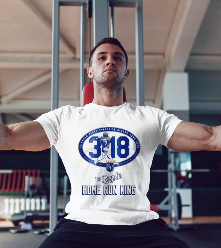 Salvador Perez 318 The Royals Home Run King Franchise Record T-Shirt