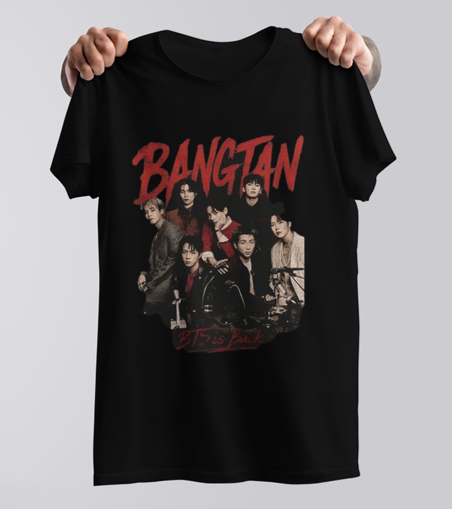 Bangtan BTS Is Back World Tour Kpop Lover T-Shirt