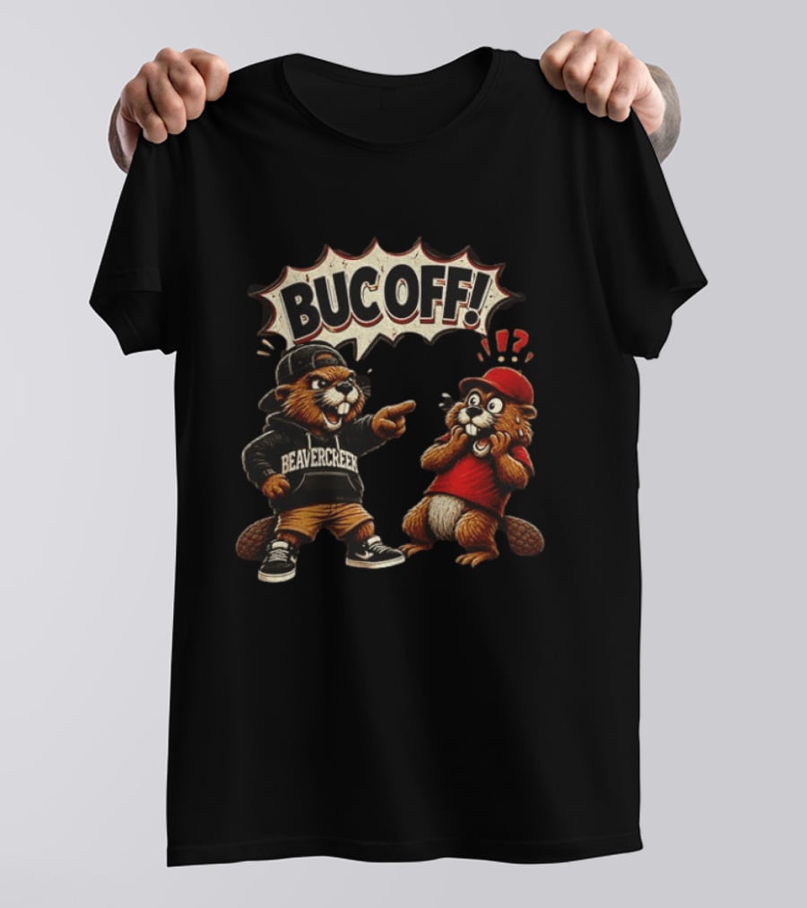 Beavercreek Ohio Beaver Bucoff Strong Cartoon Beavers T-Shirt