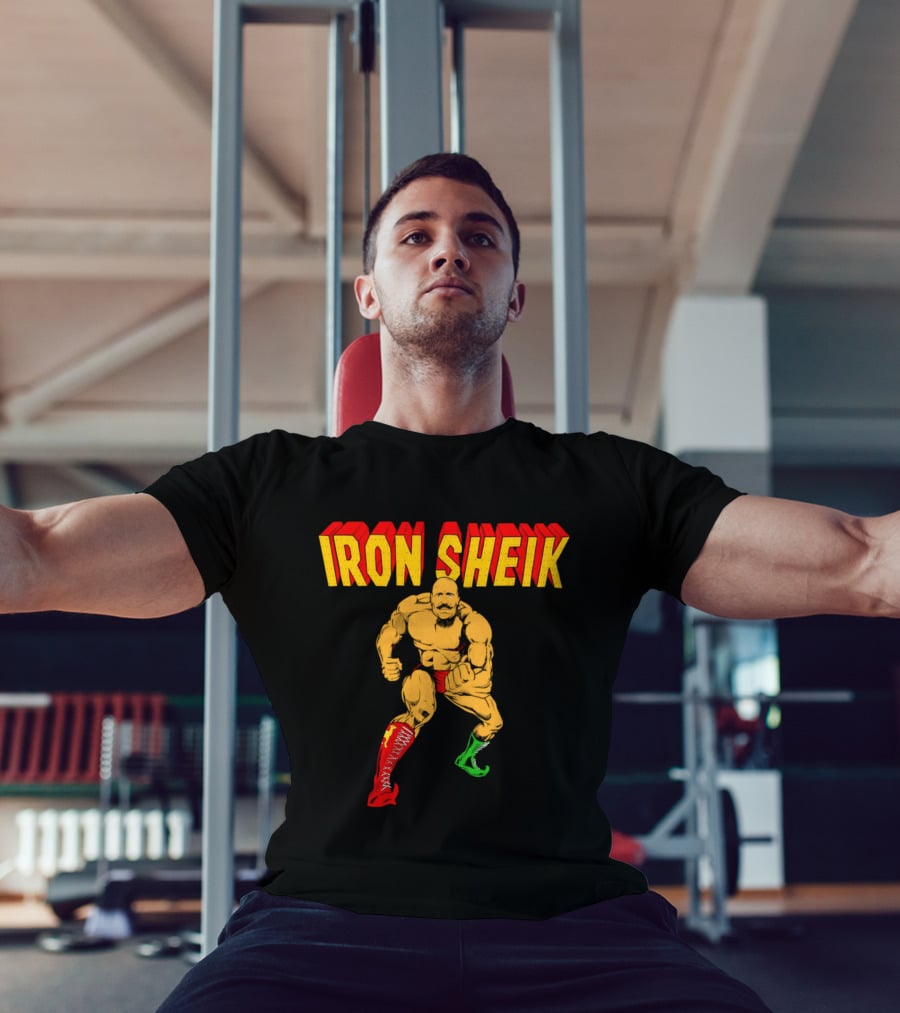 Iron Sheik Wrestling Legend Iconic Wrestler T-Shirt