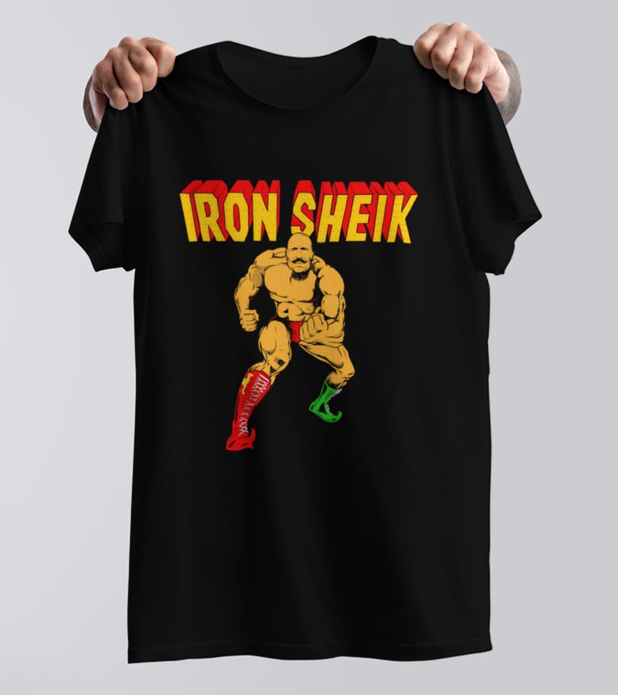 Iron Sheik Wrestling Legend Iconic Wrestler T-Shirt