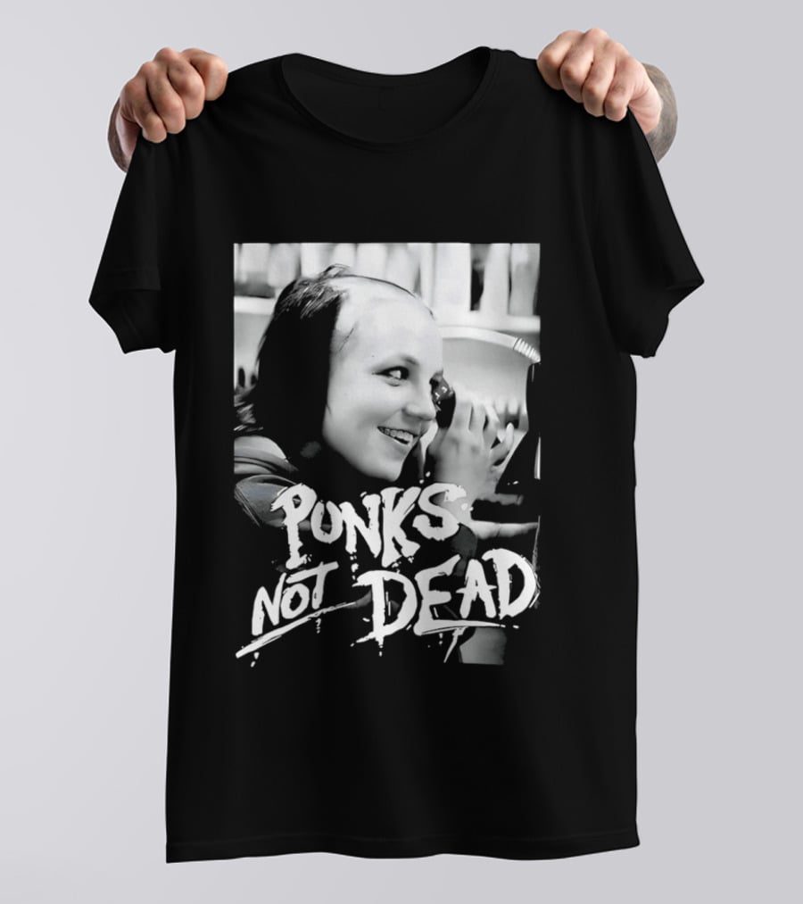Punks Not Dead Britney Spears Iconic Shaved Look T-Shirt