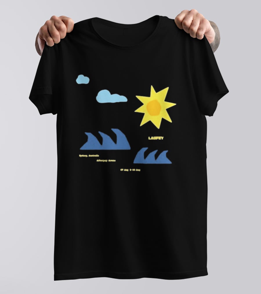 Sydney Australia Opera House Laufey Event Sun & Clouds T-Shirt