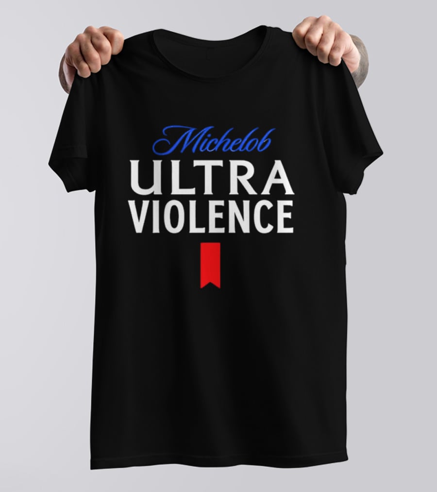 Michelob Ultra Violence Red Ribbon T-Shirt