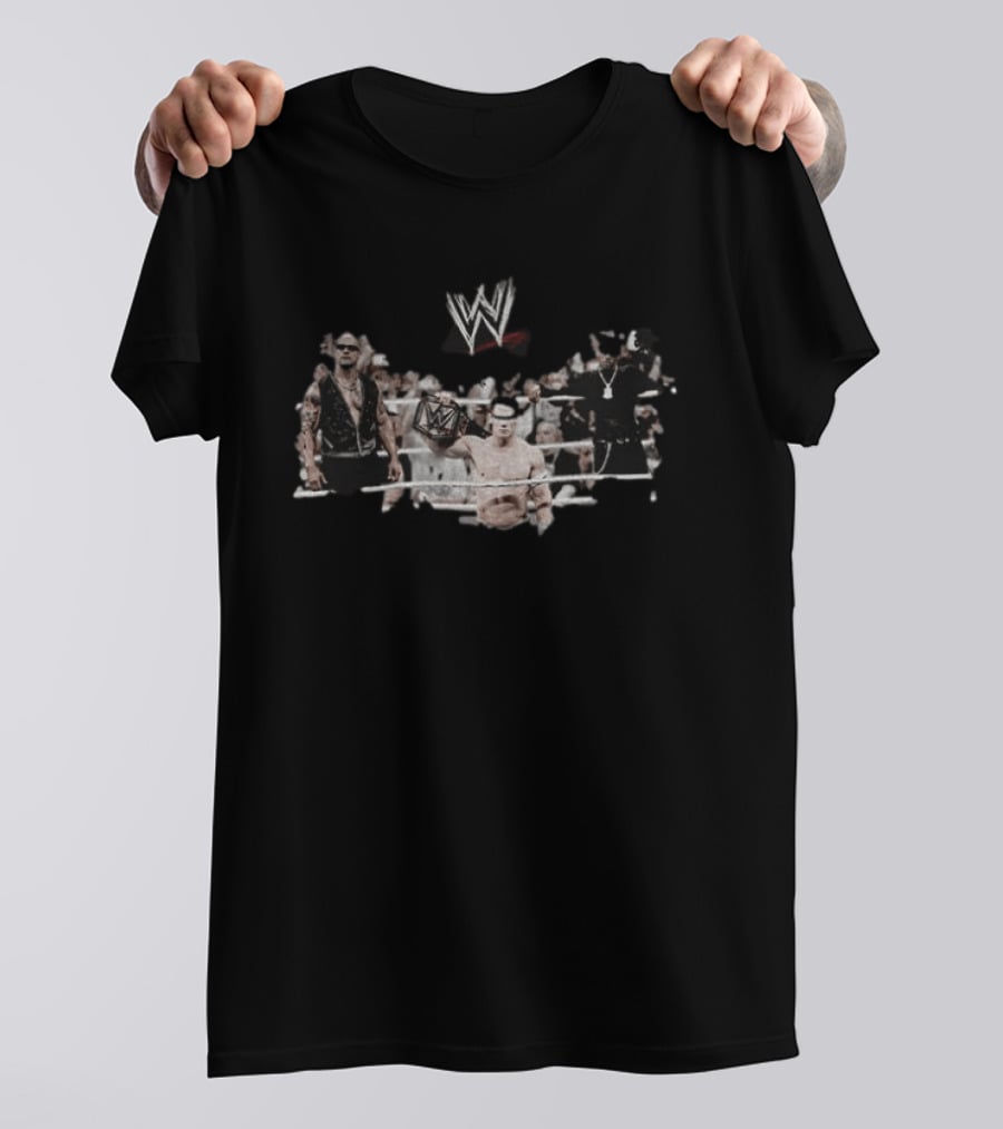 Wrestling Is Real WWE John Rock Travis Championship T-Shirt