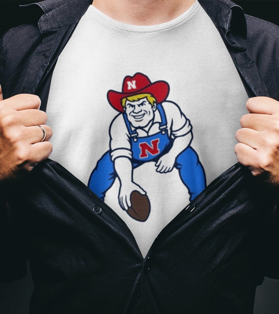 Herbie Husker Nebraska Cornhuskers Iconic Football T-Shirt