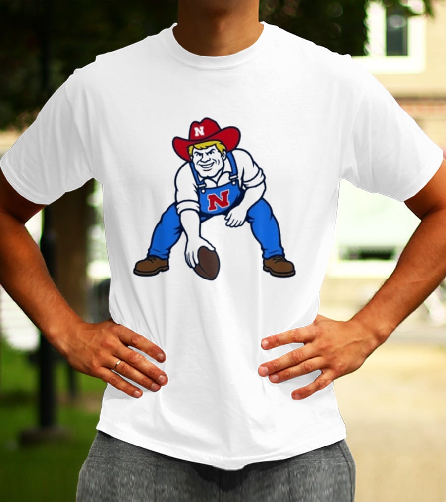 Herbie Husker Nebraska Cornhuskers Iconic Football T-Shirt