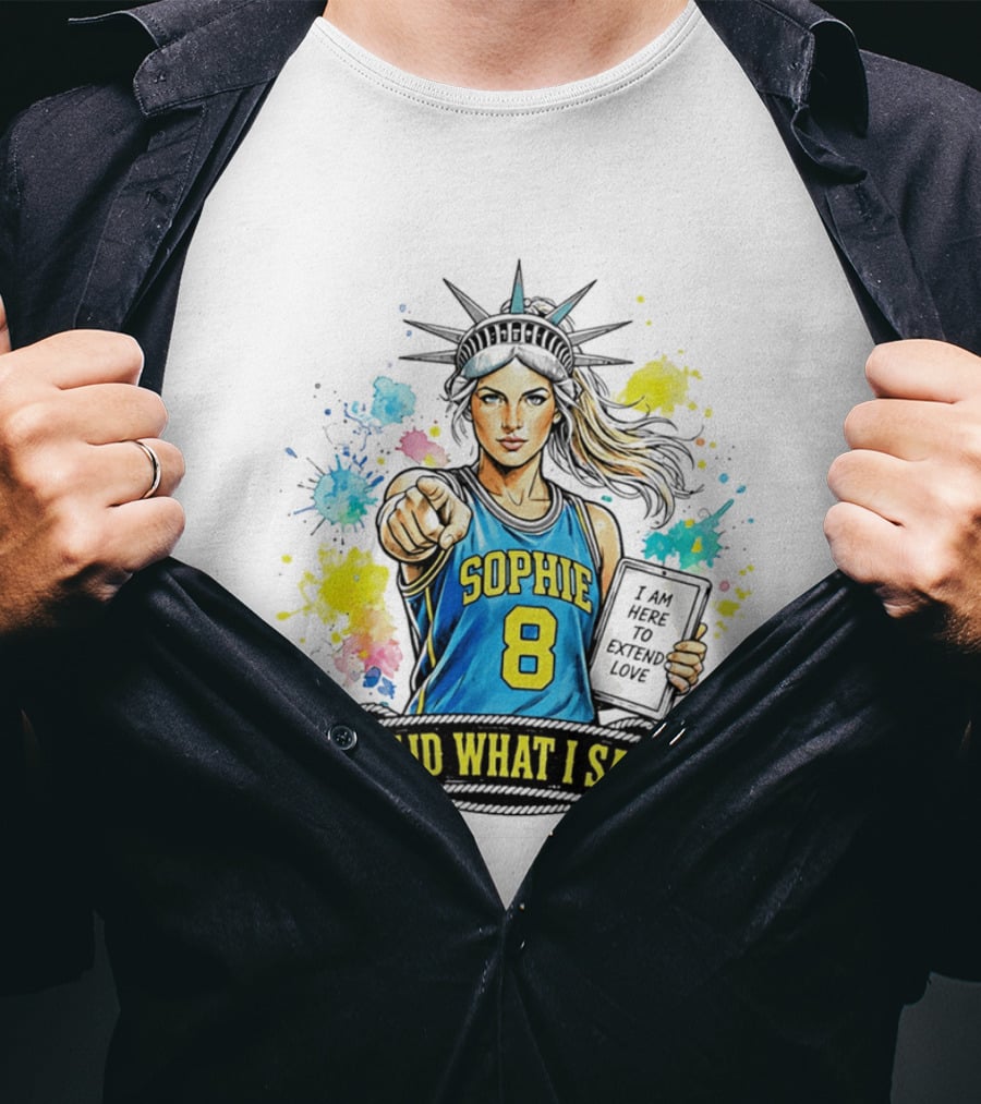 Sophie Cunningham Liberty Number 8 Jersey I Said What I Said Extend Love T-Shirt