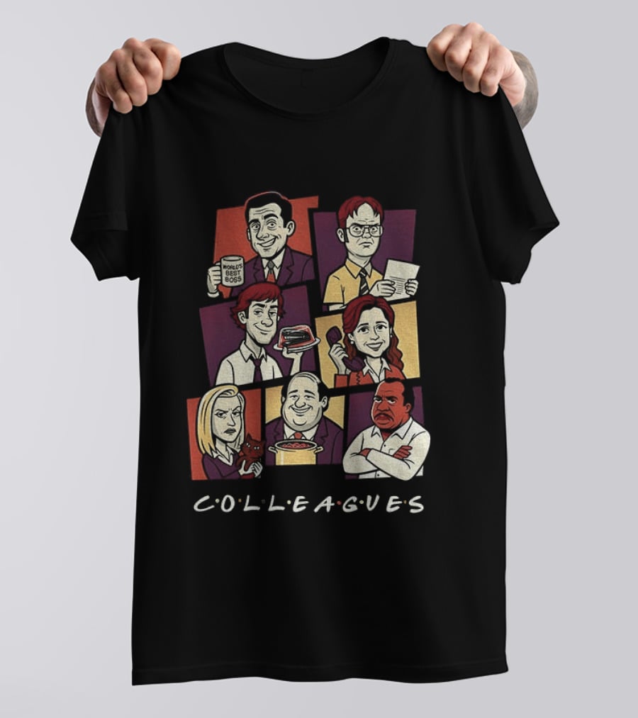 The Office Characters Colleagues Iconic TV Series Merch T-Shirt