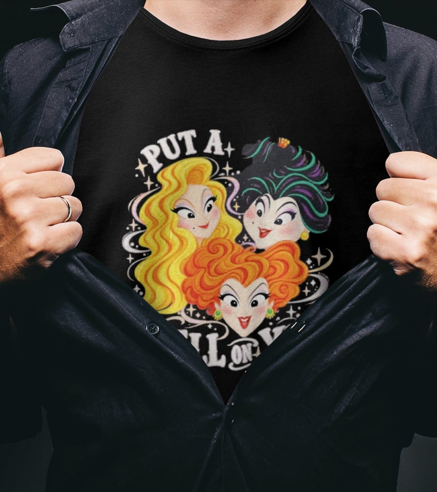Hocus Pocus I Put A Spell On You Halloween Trio T-Shirt