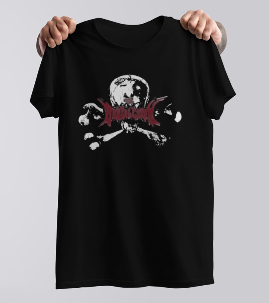 Loma Vista Recordings Denzel Curry Skull Crossbones Red X T-Shirt