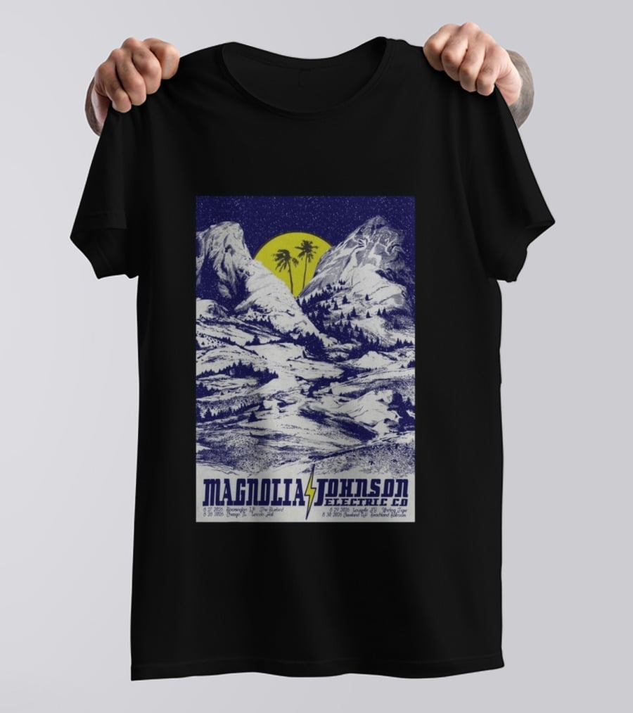 Magnolia Johnson Electric Co Tour 2026 Bloomington Chicago Lincoln Hall Louisville Bowling Green T-Shirt