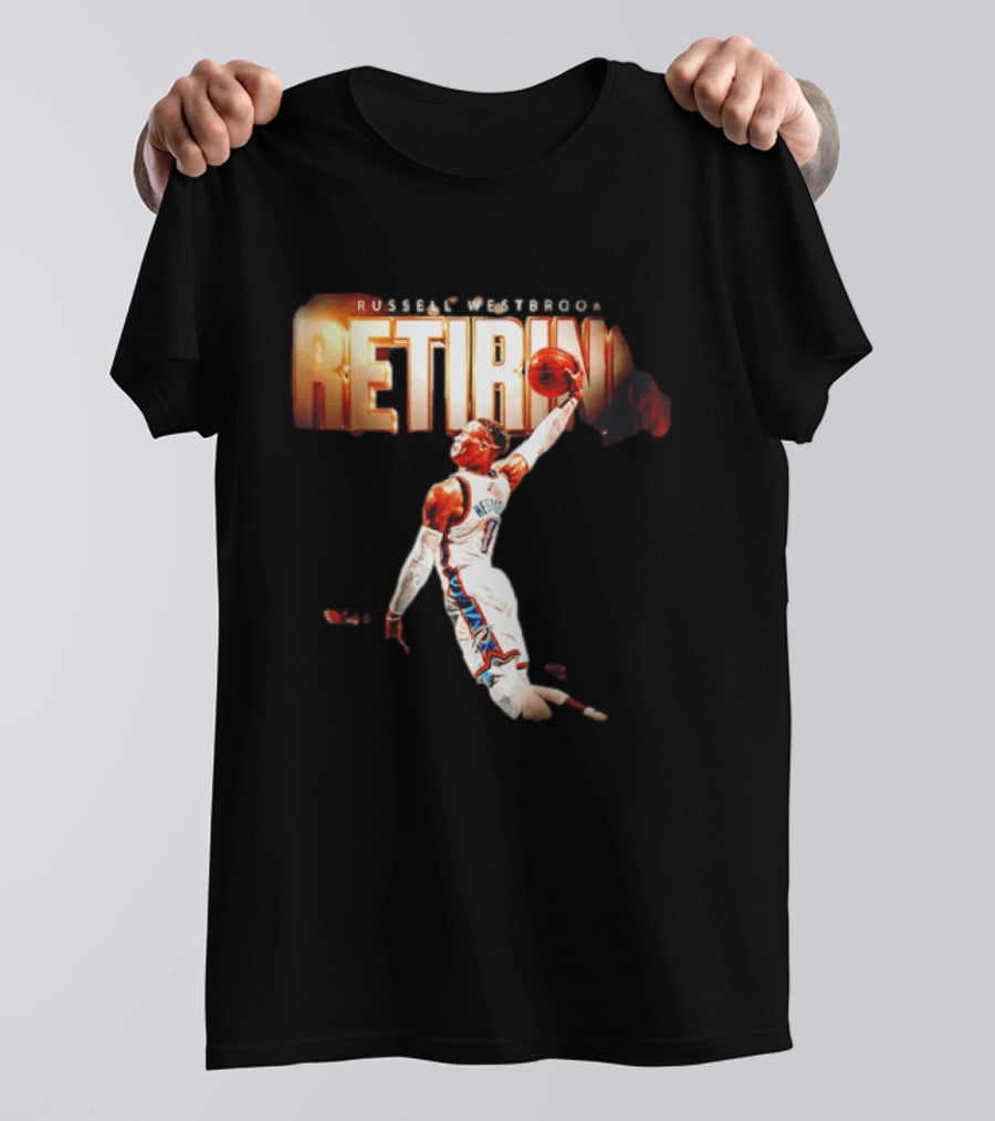 Russell Westbrook Retiring OKC Thunder Legend Dunk T-Shirt