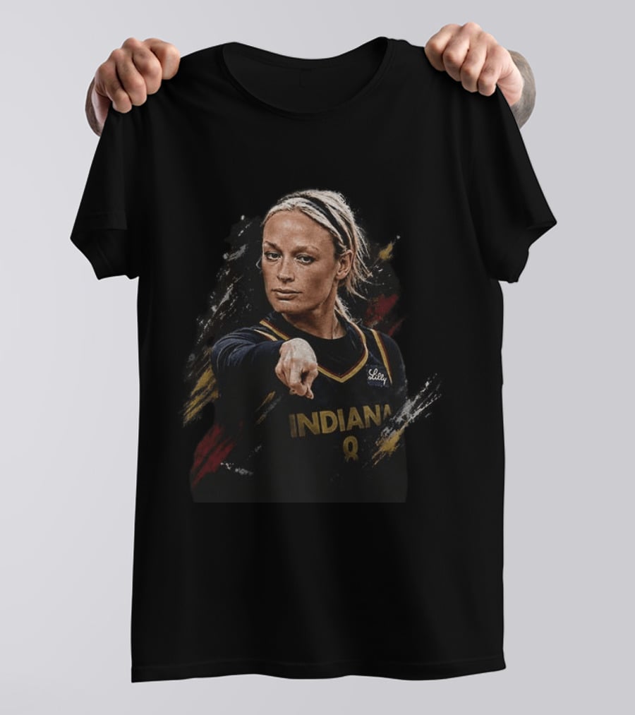 Indiana Basketball Sophie Cunningham Pointing Gesture 8 Jersey T-Shirt