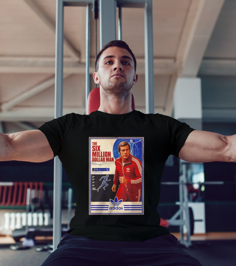 The Six Million Dollar Man Adidas Bionic Performance Originals T-Shirt