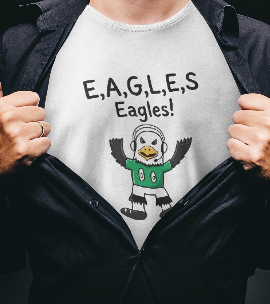 Eagles E,A,G,L,E,S Steve Gerben Madden Orlovsky T-Shirt
