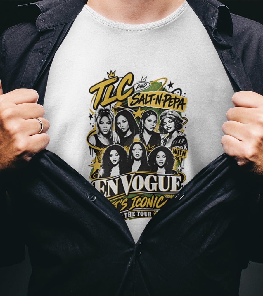 TLC Salt N Pepa En Vogue It's Iconic Tour T-Shirt