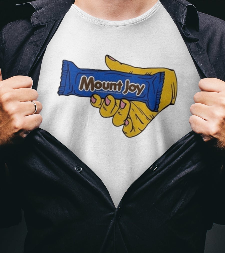 Mount Joy Candy Wrapper Hand Holding T-Shirt