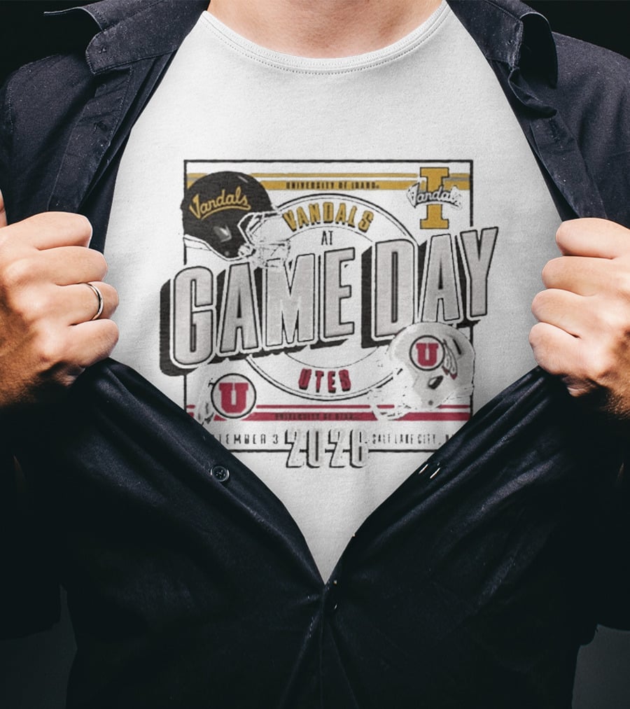 University Of Idaho Vandals At Utah Utes Game Day September 3 2026 Salt Lake City Utah T-Shirt