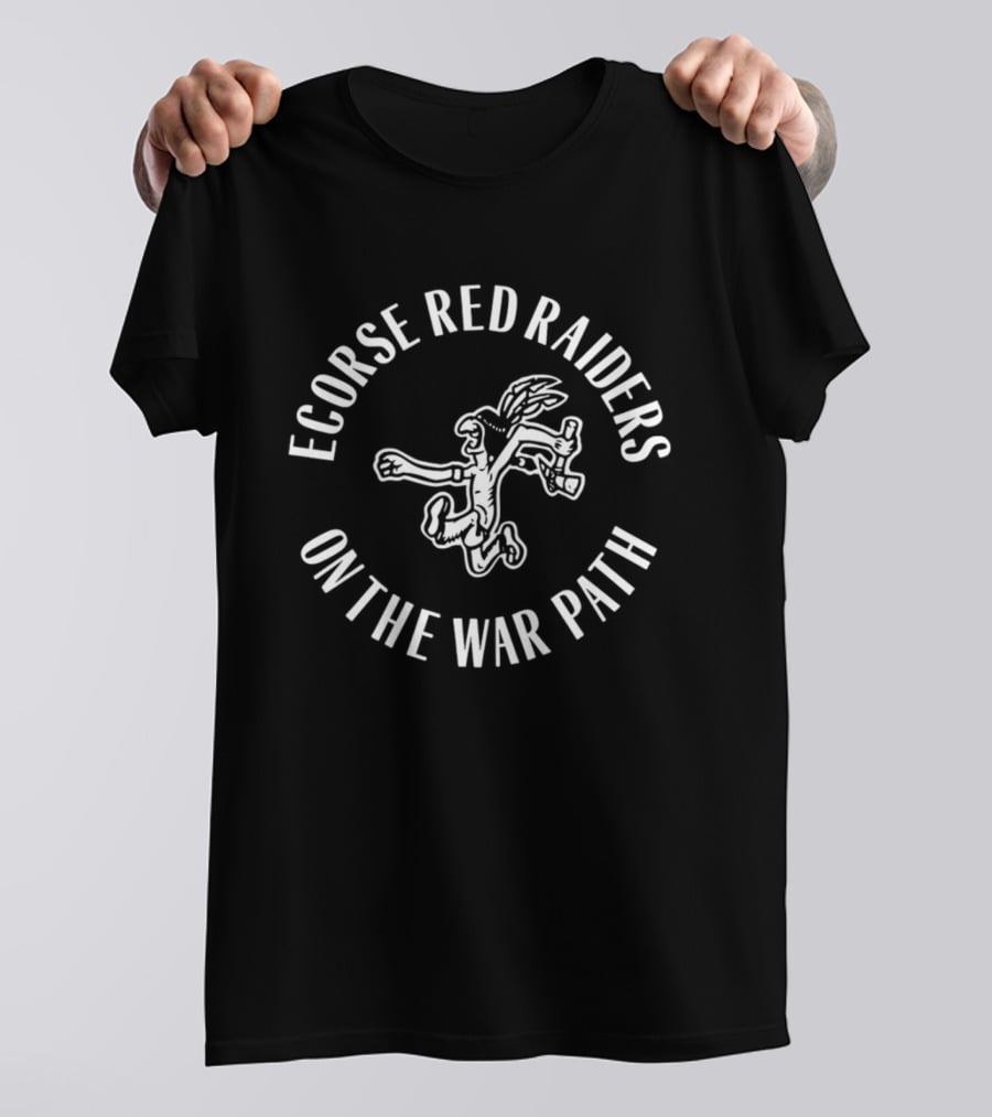 Ecorse Red Raiders On The War Path Jumping T-Shirt