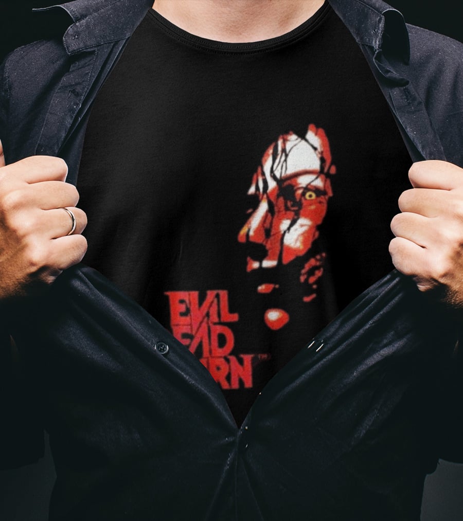 Halloween Horror Nights 2026 Evil Dead Burn Face Red T-Shirt