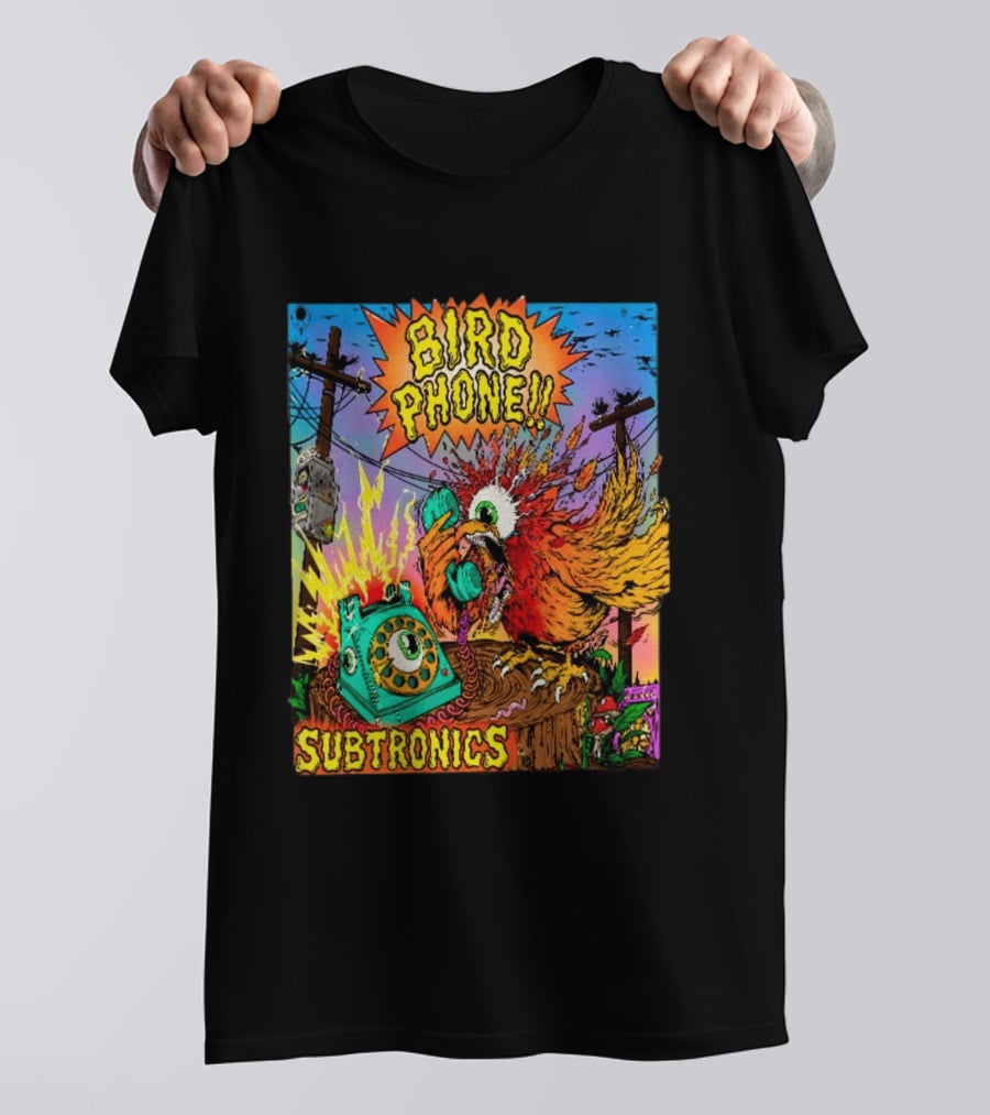 SUBTRONICS Bird Phone 2026 Friday Explosion T-Shirt