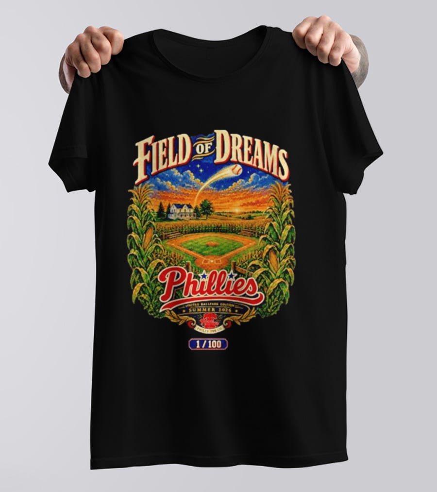 Field Of Dreams Phillies Limited Ballpark Edition Summer 2026 1/100 T-Shirt