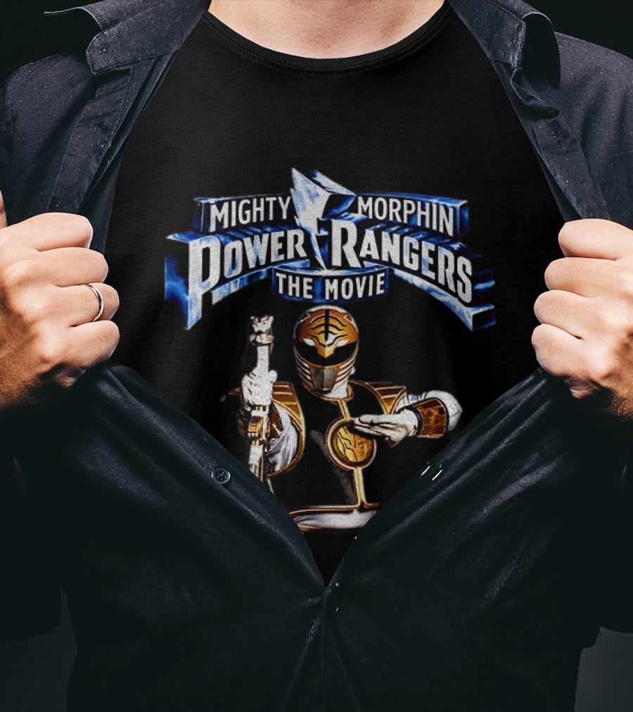 Mighty Morphin Power Rangers The Movie White Ranger T-Shirt
