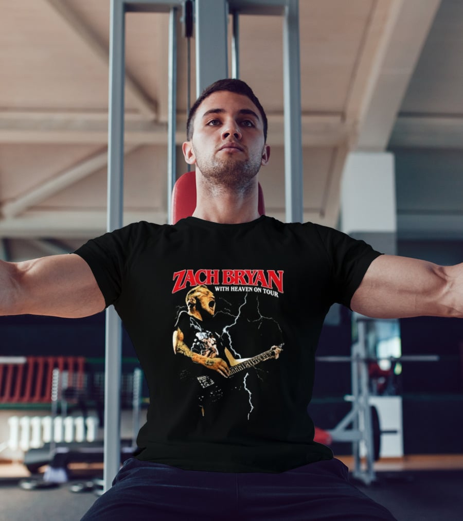 Zach Bryan With Heaven On Tour Live 8.13.2026 Empower Field Mile High Denver Co T-Shirt