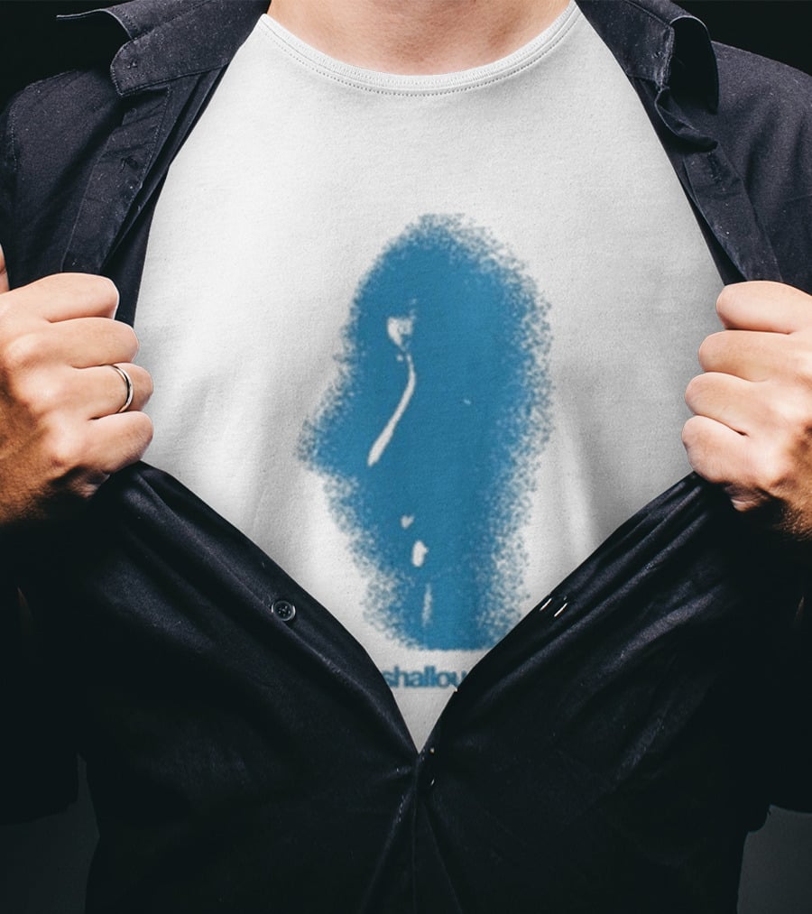 Ambient Inks Shallou Silhouette Blue Profile T-Shirt