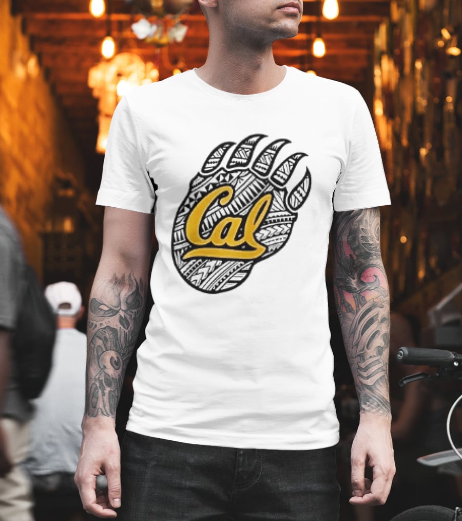 Cal Bears Football From The Bay To The Islands Bear Claw T-Shirt