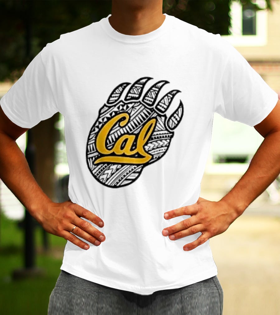 Cal Bears Football From The Bay To The Islands Bear Claw T-Shirt
