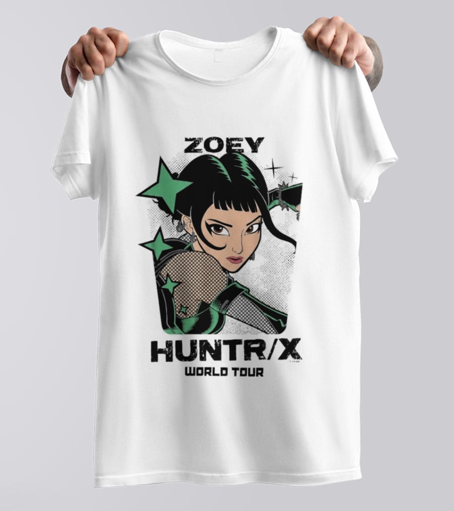 Zoey Huntr/X Girlz Tour Kpop Demon Hunters T-Shirt