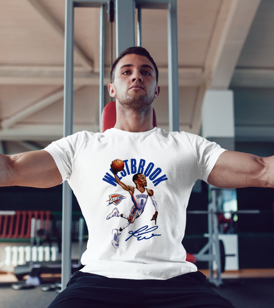 Russell Westbrook Oklahoma City Thunder OKC NBA Westbrook Thunder T-Shirt