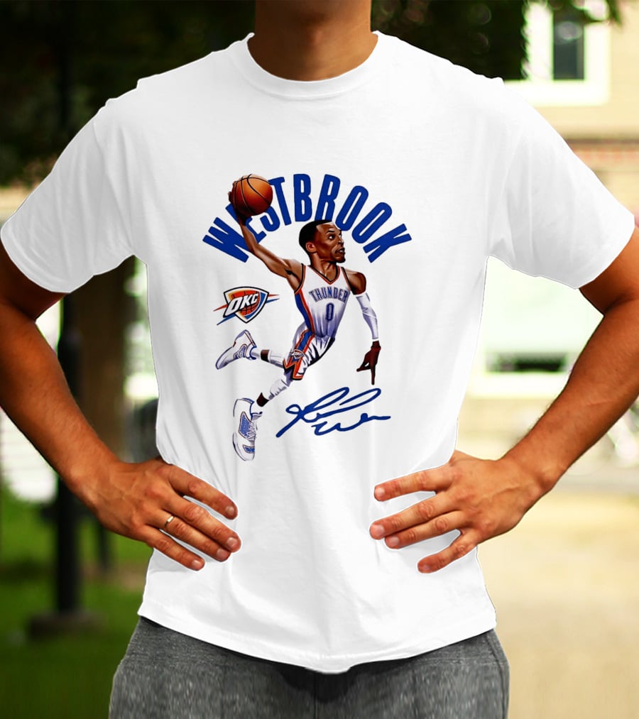 Russell Westbrook Oklahoma City Thunder OKC NBA Westbrook Thunder T-Shirt