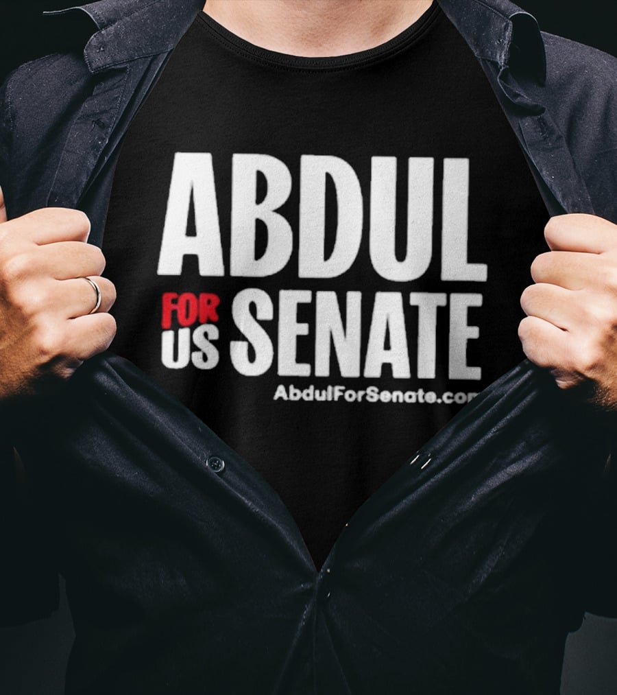 Abdul For US Senate AbdulForSenate.com T-Shirt