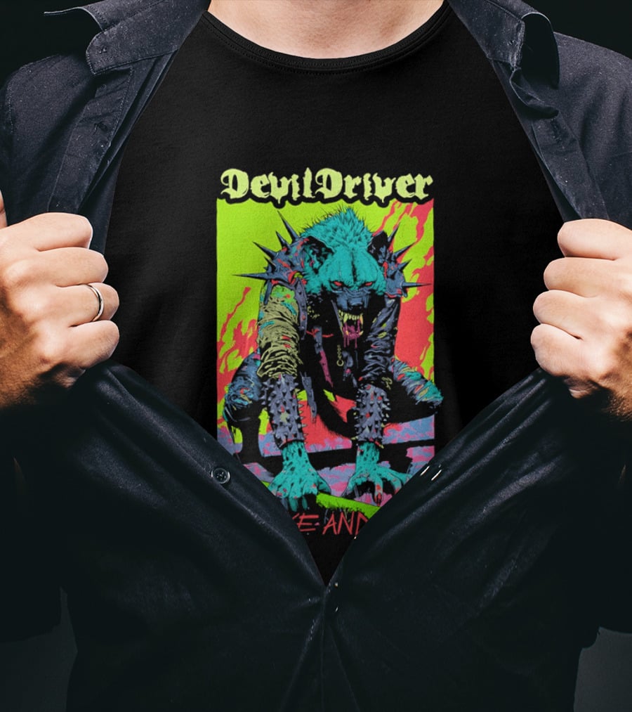 DevilDriver Strive And Kill Bone Hyena T-Shirt