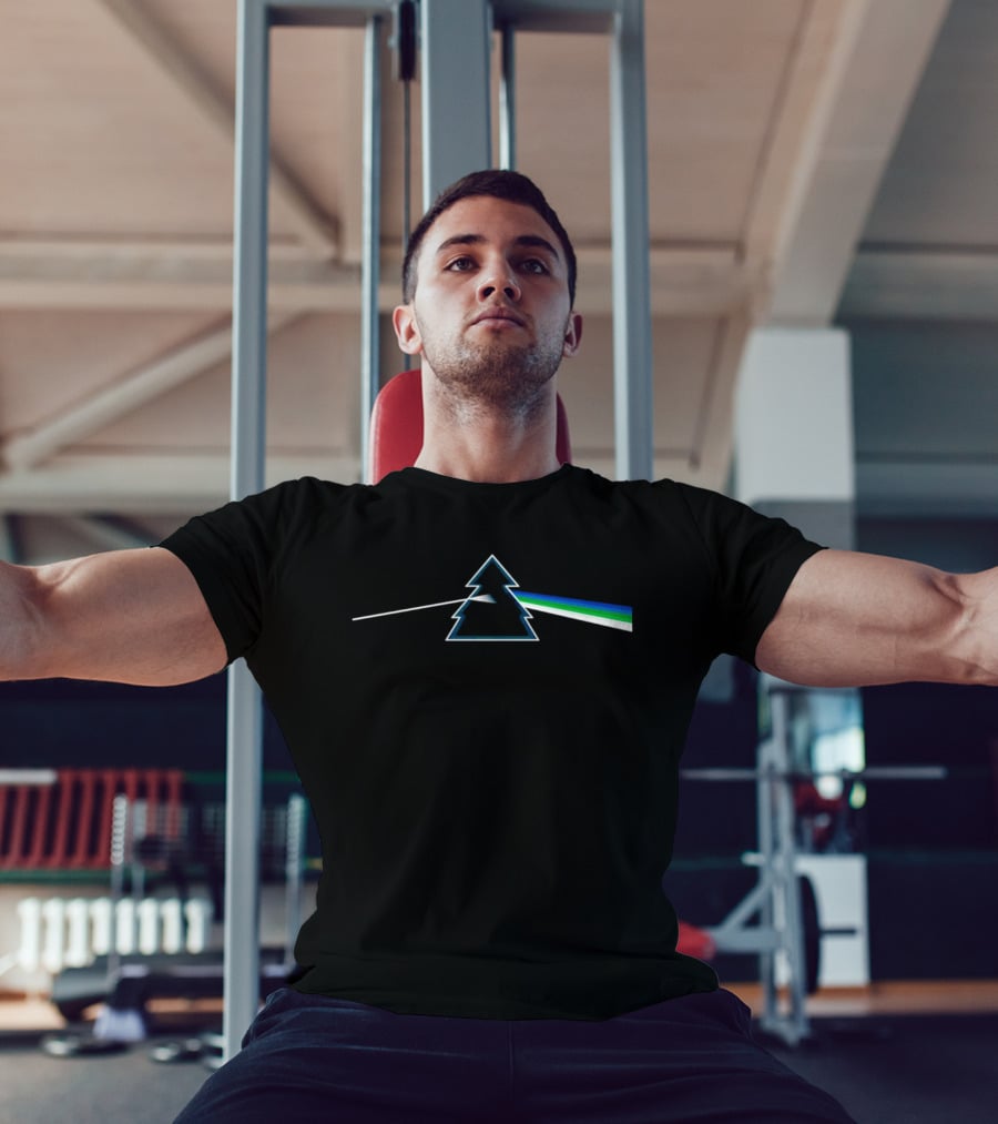 Minnesota Timberwolves Tree Prism Optical Spectrum T-Shirt