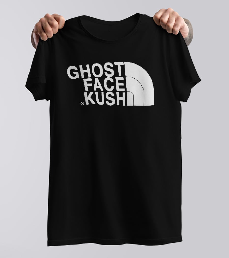 Ghost Face Kush North Face T-Shirt
