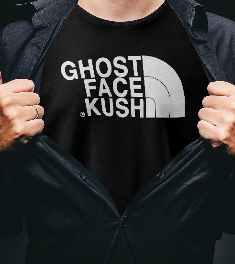 Ghost Face Kush North Face T-Shirt