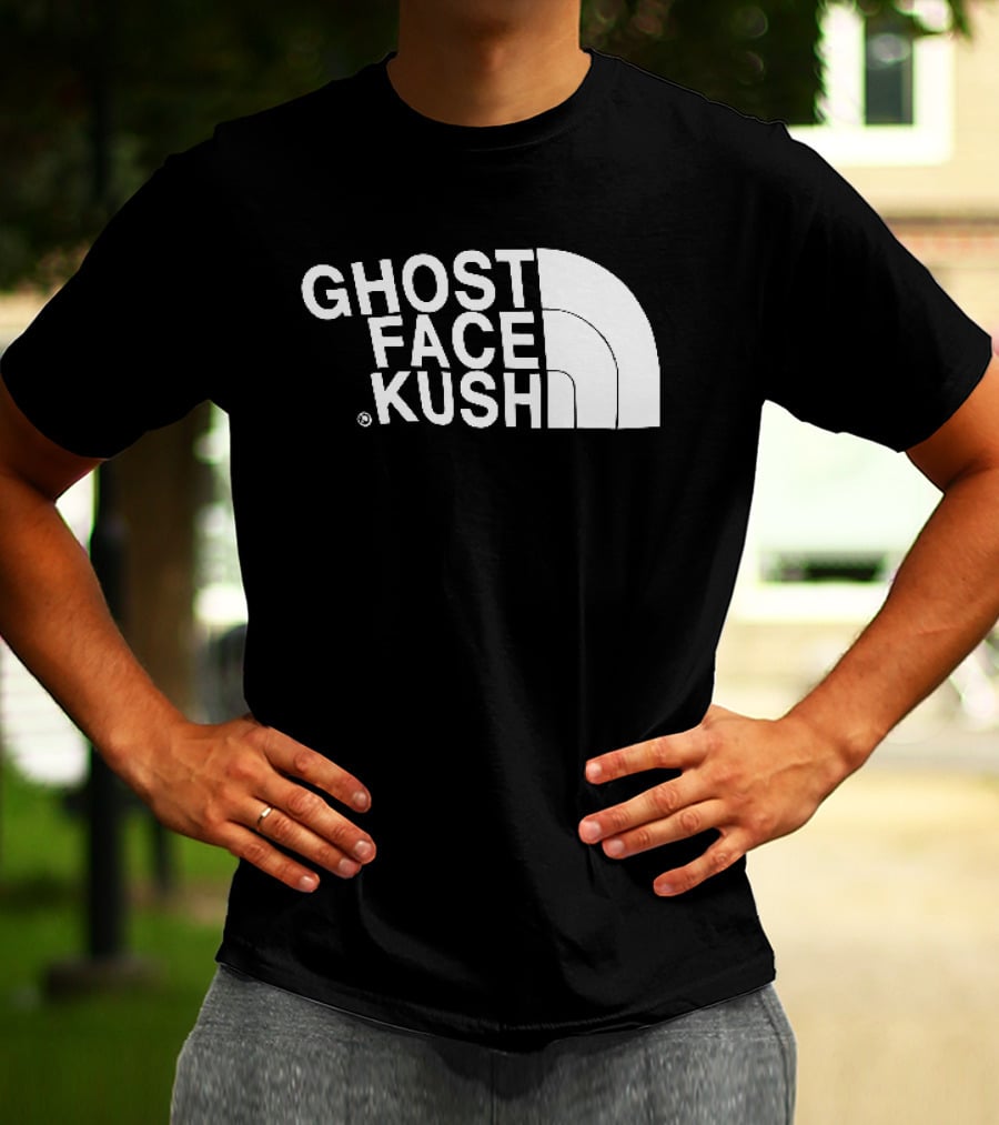 Ghost Face Kush North Face T-Shirt