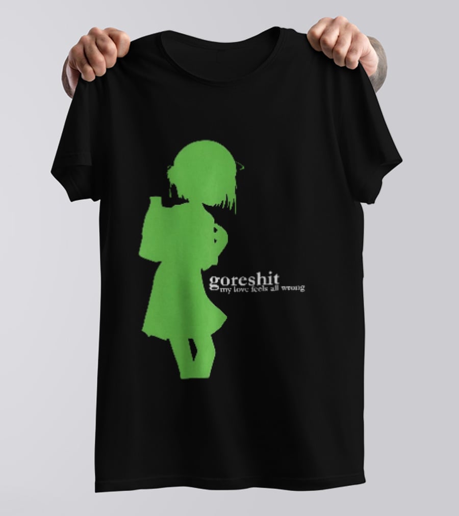 Goreshit My Love Feels All Wrong Anime T-Shirt