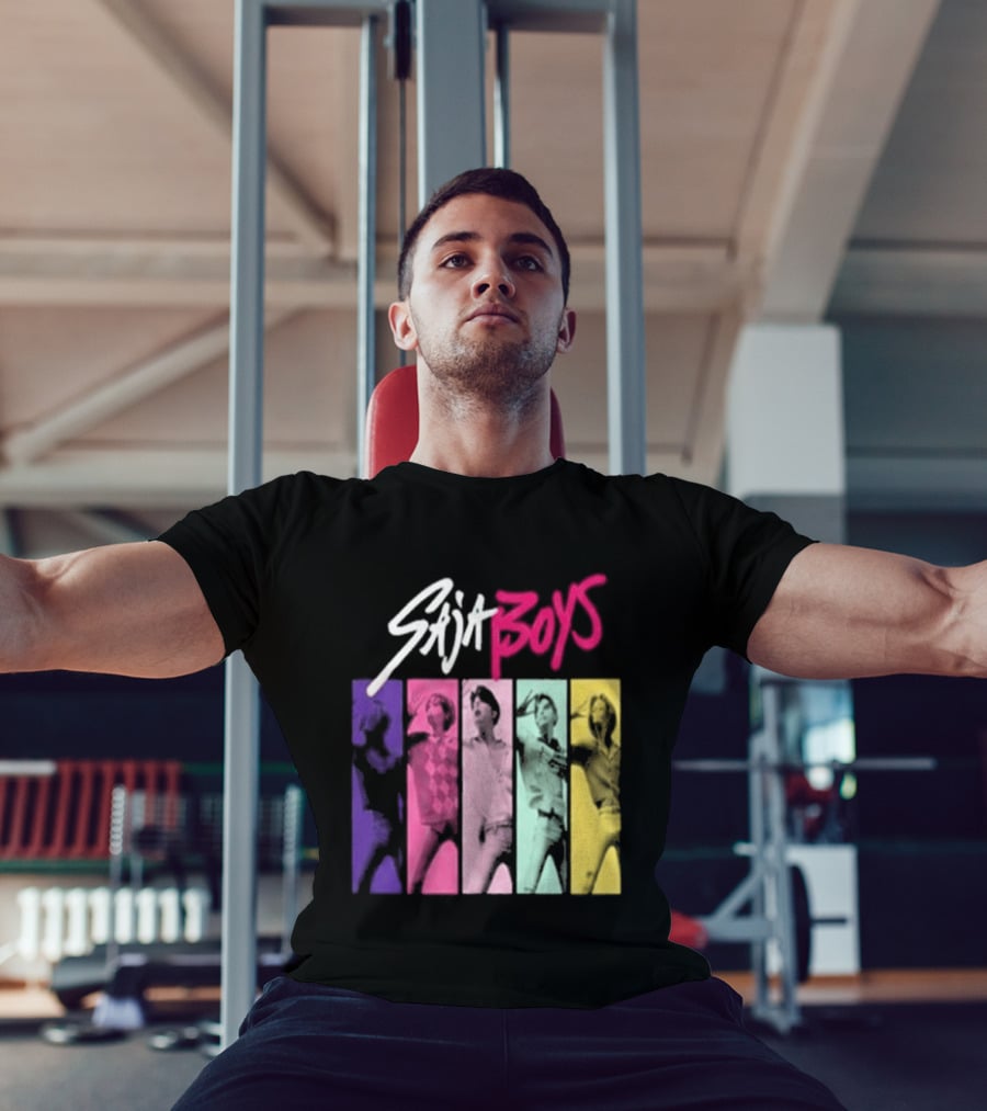 Saja Boys Kpop Demon Hunters World Tour Colorful T-Shirt