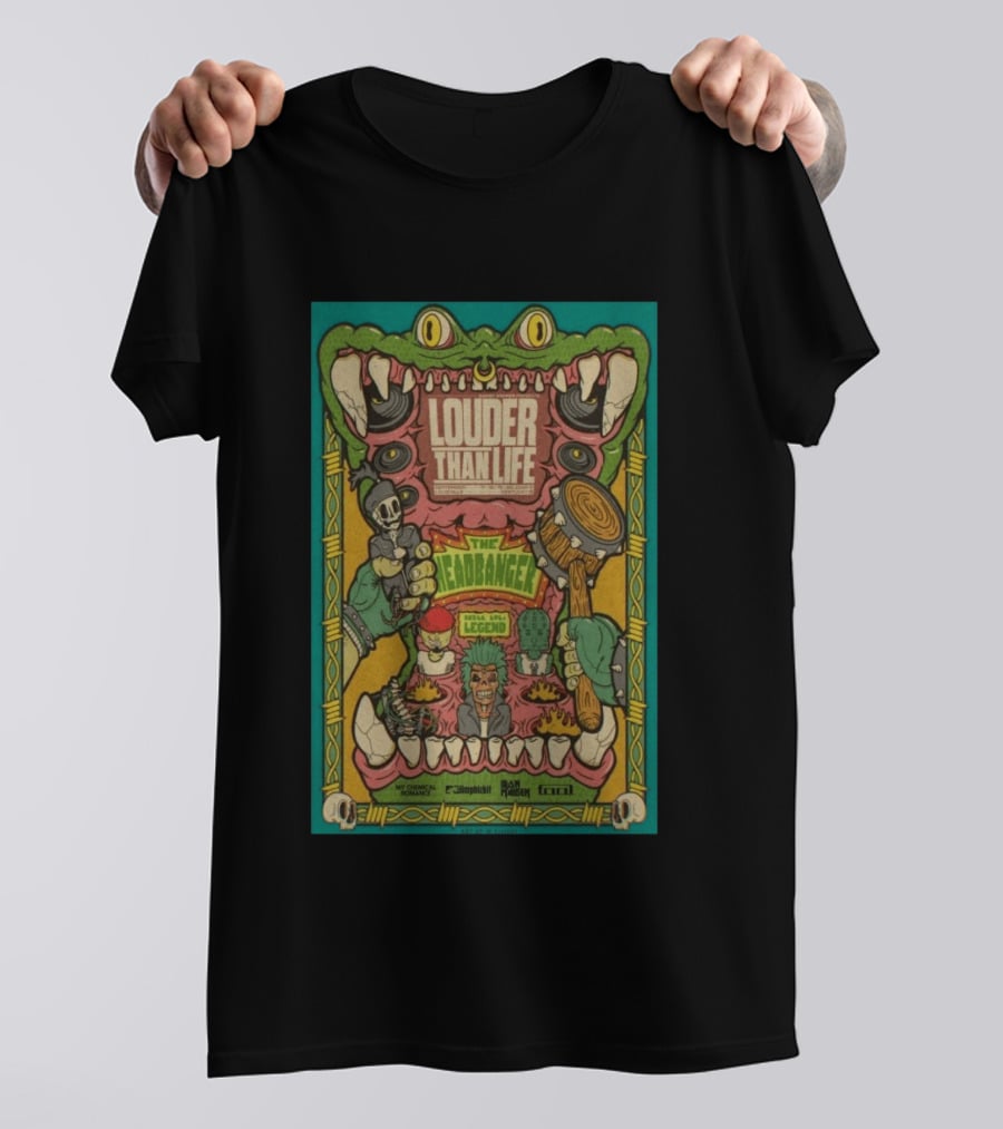 Louder Than Life Event Louisville KY September 17 20 2026 The Headbanger My Chemical Romance Tool Run The Jewels T-Shirt
