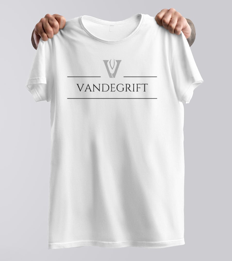 Vandegrift Vipers Stylized V Horizontal Lines T-Shirt