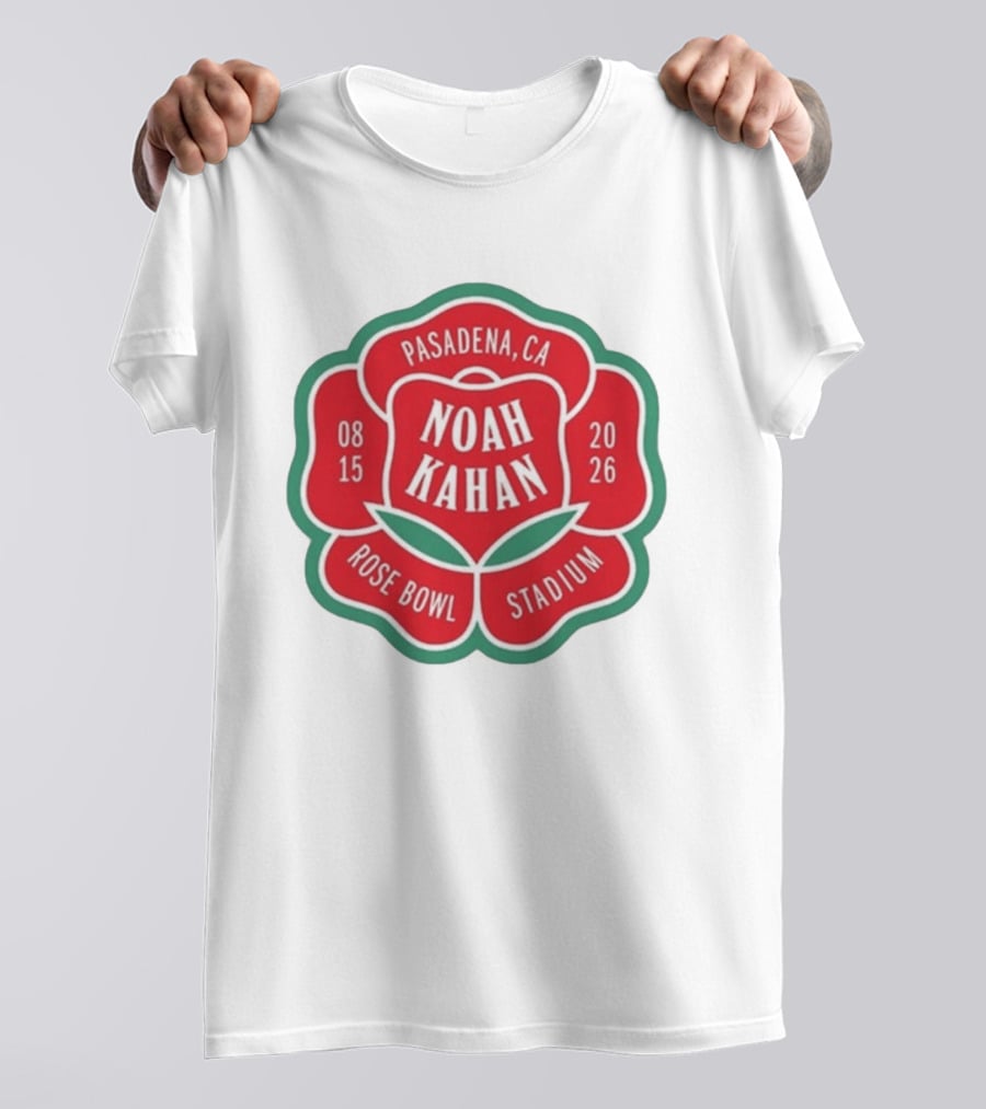 Noah Kahan Pasadena CA Rose Bowl Stadium 2026 August 15 T-Shirt