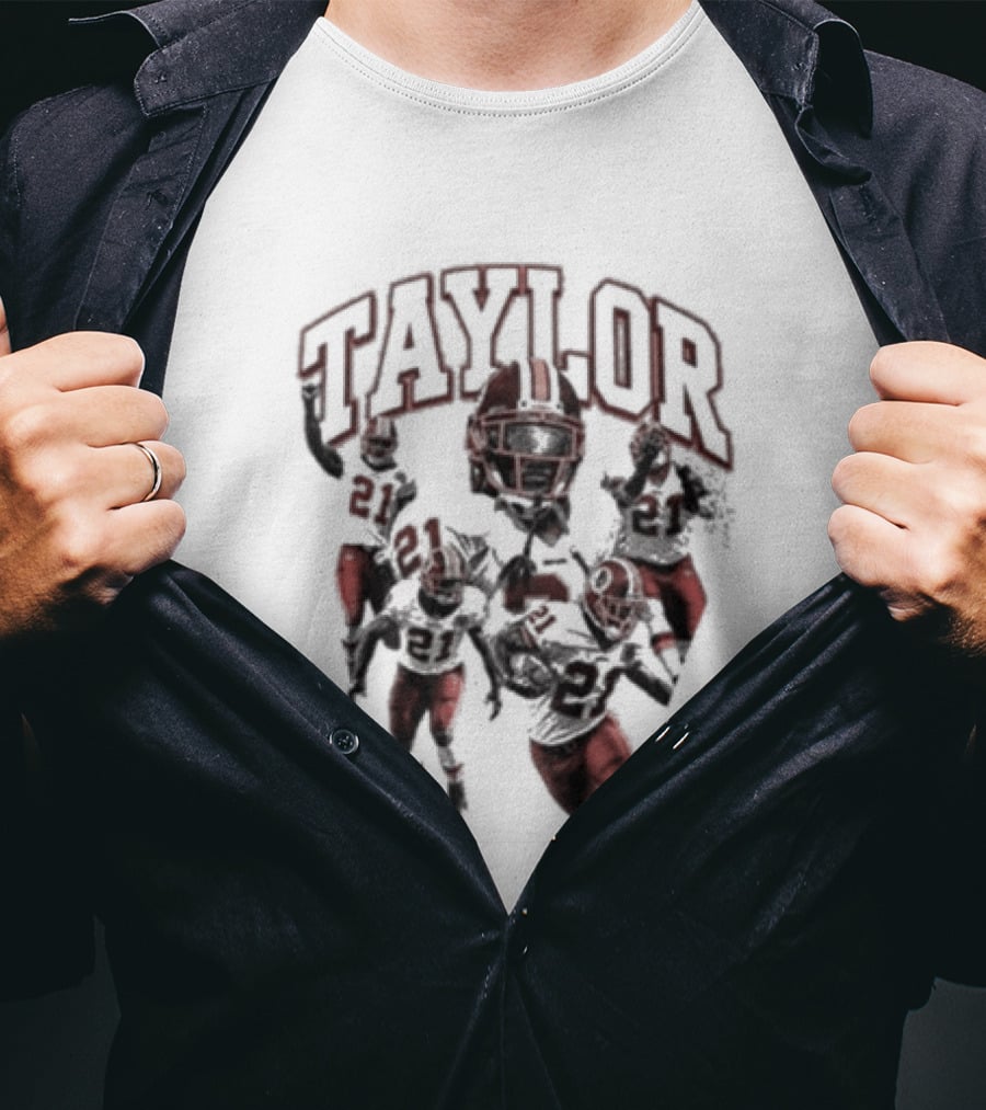 Taylor Washington Redskins 21 Northwest Stadium Football T-Shirt