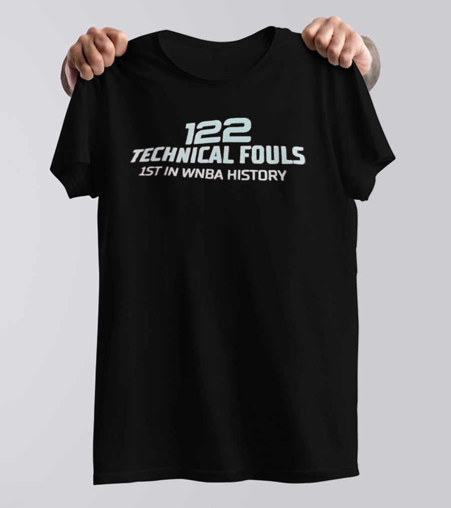 122 Technical Fouls 1st In WNBA History Diana Taurasi Phoenix Mercury T-Shirt